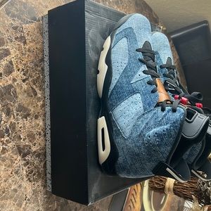 Jordan Retro 6 “Washed Denim” Warn once perfect condition